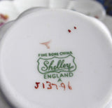 Shelley Cup and Saucer Stratford Shape Universal Rose Floral And Bluebell Tea Party