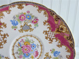 Pink Sheraton Shelley England Cup and Saucer Gainsborough Shape 1950s Pedestal