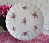 Shelley Cup And Saucer Rose Spray Ludlow Shape 1950s Pink Trim