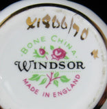 Creamer English Pink Roses Gold Trim Windsor 1950s Bone China
