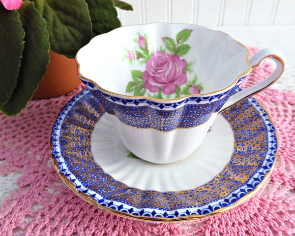 1950s-cobalt-blue-gold-