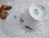 Leaves Cup And Saucer Maples Alder Royal Standard 1950s Bone China