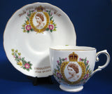 Tuscan Queen Elizabeth II Coronation Cup And Saucer 1953 English Bone China