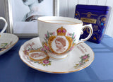 Tuscan Queen Elizabeth II Coronation Cup And Saucer 1953 English Bone China