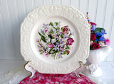 Plate Atlantic Canada Provincial Flowers Lord Nelson England 9 In Souvenir 1950s
