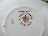 Floral Transferware Cup And Saucer Medway Meakin 1960s Polychrome Ironstone