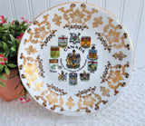 Paragon Cup And Saucer Canadian Coats Of Arms Emblems Gold Overlay Warrant