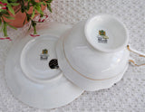 Paragon Cup And Saucer Canadian Coats Of Arms Emblems Gold Overlay Warrant