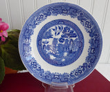 Blue Willow Cup And Saucer Willow 1960s Teacup North Staffordshire Ridgway