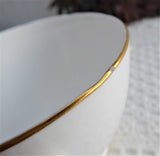 Lovely Blossoms Leaves Cup and Saucer Royal Vale English Bone China 1960s Bone China