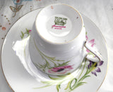 Shelley China Anemone Cup And Saucer Windsor Shape England 1959-1964