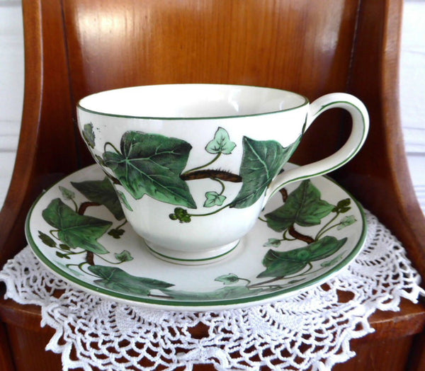 Napoleon Ivy Cup And Saucer Wedgwood 1965 Anniversary Reissue