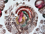 His Majesty Turkey Cup And Saucer Johnson Brothers 1960s Fruit Nuts Made In England