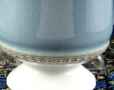 Denby Castile Blue Denim Cups and Saucers England Stoneware 1970s