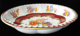 Tin Bowl Daher England Glorious Floral Design 1970s Kitchen Bowl 10 Inch Litho