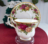 Old Country Roses Royal Albert Cup and Saucer English Made 1974-1992