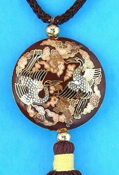 Vintage silk necklace pendant cord new arrivals