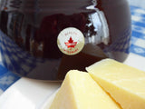 Tweedware Canada Cheese Dome Cheese Server Ceramic Cloche Original Sticker 1970s