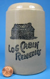 English Stoneware Sugar Shaker 1970s Muffineer Log Cabin Remedies England Sugar Caster