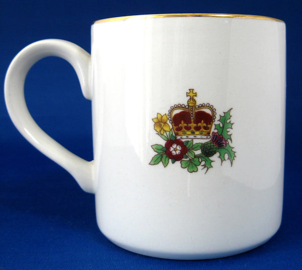 Mug Silver Jubilee Queen Elizabeth II Midwinter 1977 Ceramic