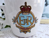 Queen Elizabeth II Cup Only Silver Jubilee 1977 Grindley Ironstone Colorful Graphics