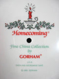 Gorham Homecoming Cake Plate Server With Handle Mistletoe Christmas Holiday 1980s