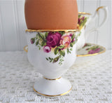 Eggcup Old Country Roses Royal Albert 1980s Made In England