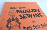 Book Mother Pletsch's Painless Sewing 70s Perfect Pattern Primer How To Guide Sewing How To