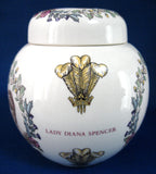 Tea Caddy Charles And Diana Royal Wedding Masons Ceramic 1981
