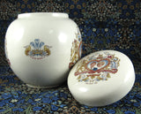 Sadler Tea Caddy Charles And Diana Royal Wedding Ceramic 1981 Tea Canister