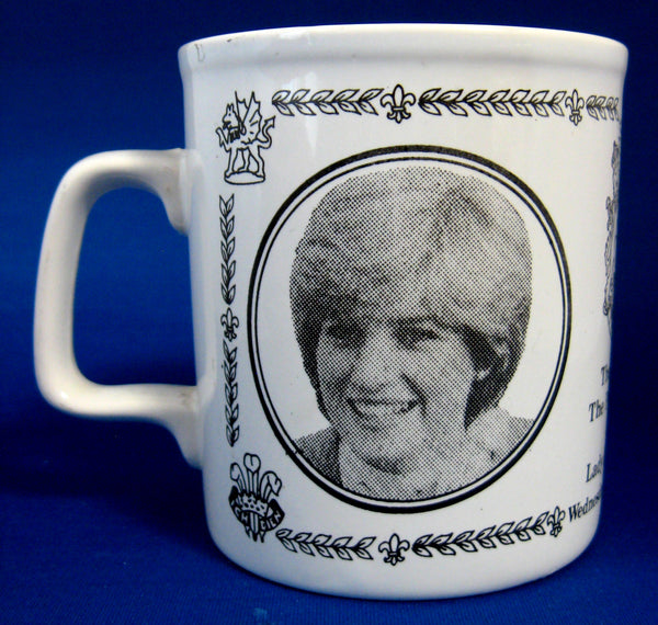 Souvenir Royal Wedding Mug Charles And Diana Ceramic 1981 Photos – Antiques  And Teacups