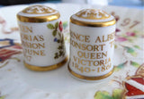 Royal Crown Derby Victoria And Albert Thimbles 150th Anniversary 1837 Coronation