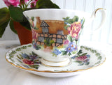 Cup And Saucer Royal Albert Warwickshire English Country Cottages Bone China Afternoon Tea