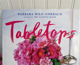 Book Tabletops Barbara Milo Ohrbach 1997 Coffee Table Hardback Tea Party Table Decor