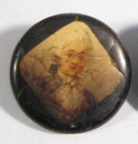 Antique General Fersen Lithograph Button Pair Celluloid Covers 1800s picture Buttons