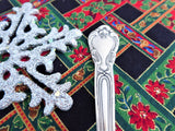 Gorham Chantilly Serving Spoon Sterling 2002 Christmas Snowflake Holiday Tea