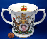 Mug Golden Jubilee Of Queen Elizabeth II 50 Years 2002 Loving Cup
