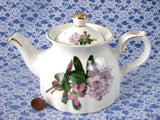 Royal Patrician Rhododendron Teapot Pink And Mauve English Azaleas Tea Party