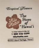 Hawaii Hilo Hattie Mug Tropical Flowers Hibiscus More 2005 Souvenir