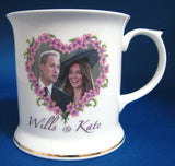 Prince William and Kate Engagement Mug English Bone China 2010 English Bone China