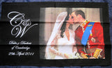 William And Catherine Royal Wedding Balcony Kiss Tea Towel New 2011