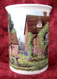 English Bone China Mug Adderley Water Wheel Cottage And Garden