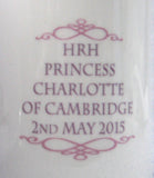 Princess Charlotte Birth Mug Adderley William And Kate English 2015 Photo English Bone China