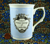 Prince George Birth Mug Adderley William And Kate English 2013 English Bone China