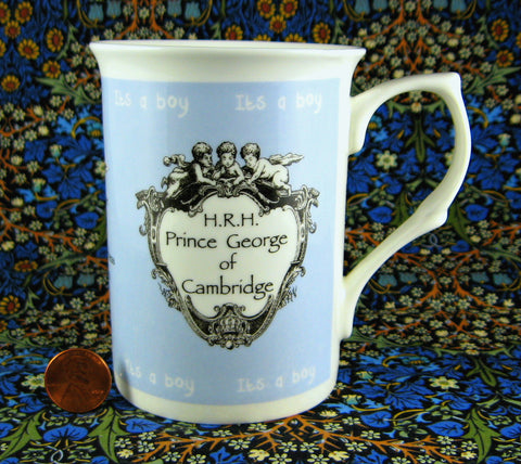 Prince George Birth Mug Adderley William And Kate English 2013 English Bone China