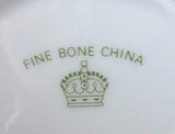 Tea Bag Caddy Pansies Teapot Shape England Bone China Violas New Discontinued - Antiques And Teacups - 3