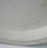 Wedgwood Dark Blue Jasperware Dip Biscuit Jar Flange Base Classical 1870s - Antiques And Teacups - 6