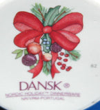 Mug Dansk Nordic Holiday Topiary Fruit Tree Gold Trim Discontinued Christmas Tree - Antiques And Teacups - 3