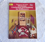 Dollhouse DIY 3 Books Patterns Needlework Wallpaper Crafts Knitting Crocheting