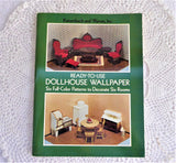 Dollhouse DIY 3 Books Patterns Needlework Wallpaper Crafts Knitting Crocheting